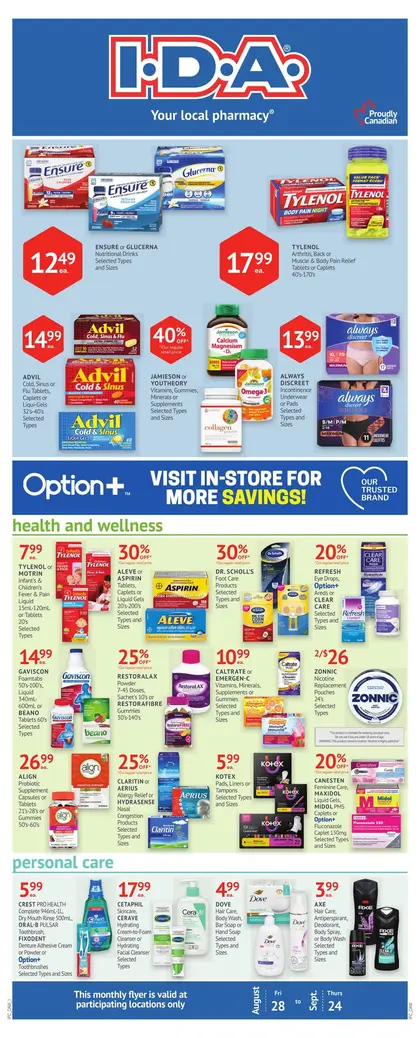 I.D.A. Prescription Centre Flyer 25 km