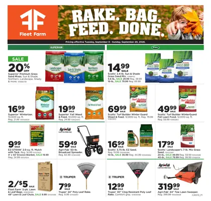 Fleet Farm Fall Cleanup