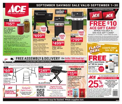 Ace Hardware September Month Long