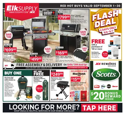 Ace Hardware September Red Hot Buys