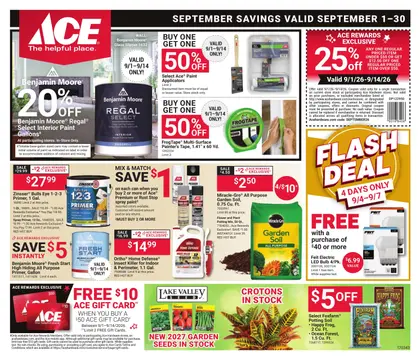 Ace Hardware September Month Long