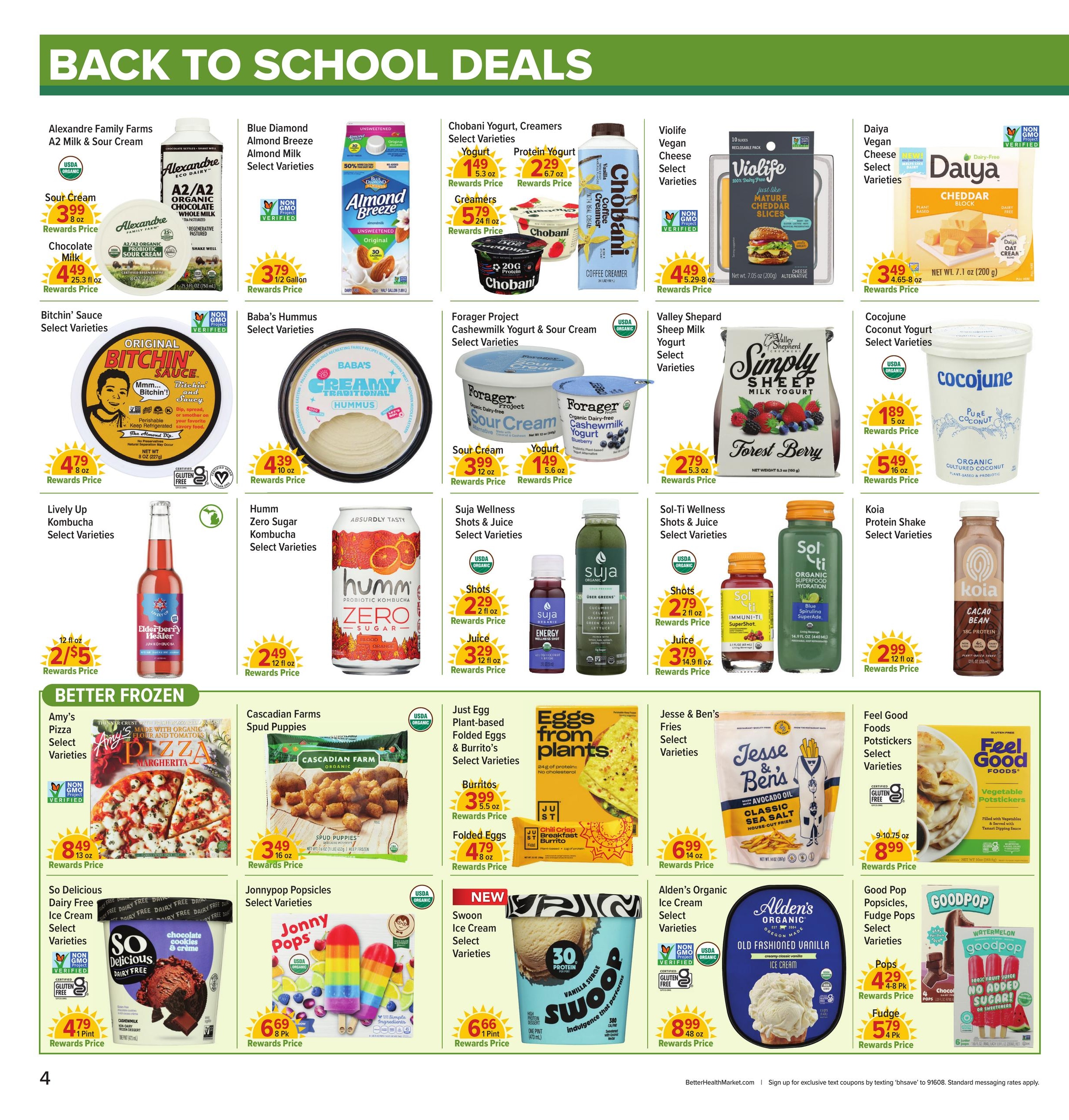 Better Health Market weekly ad page 4