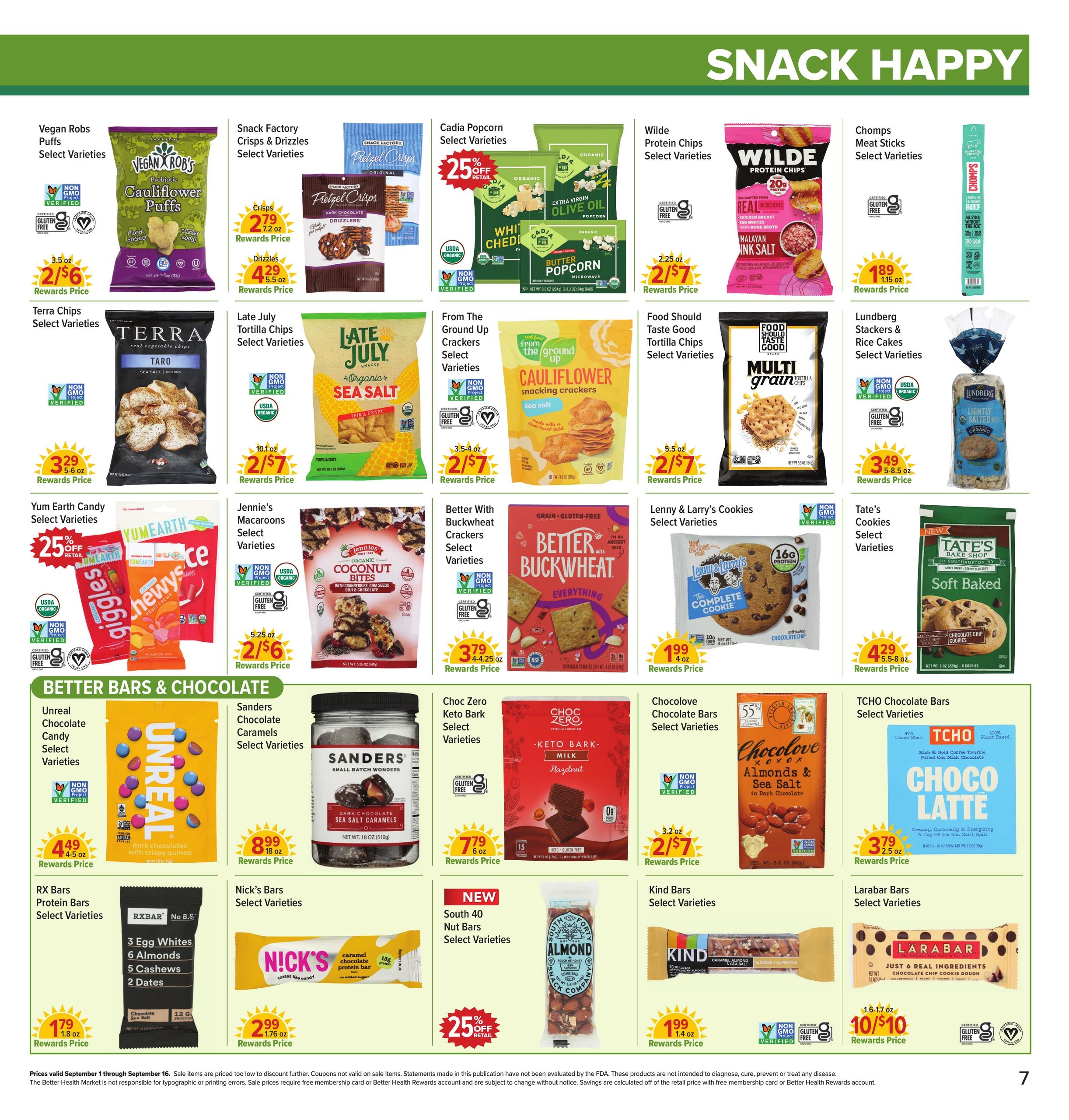 Better Health Market weekly ad page 7