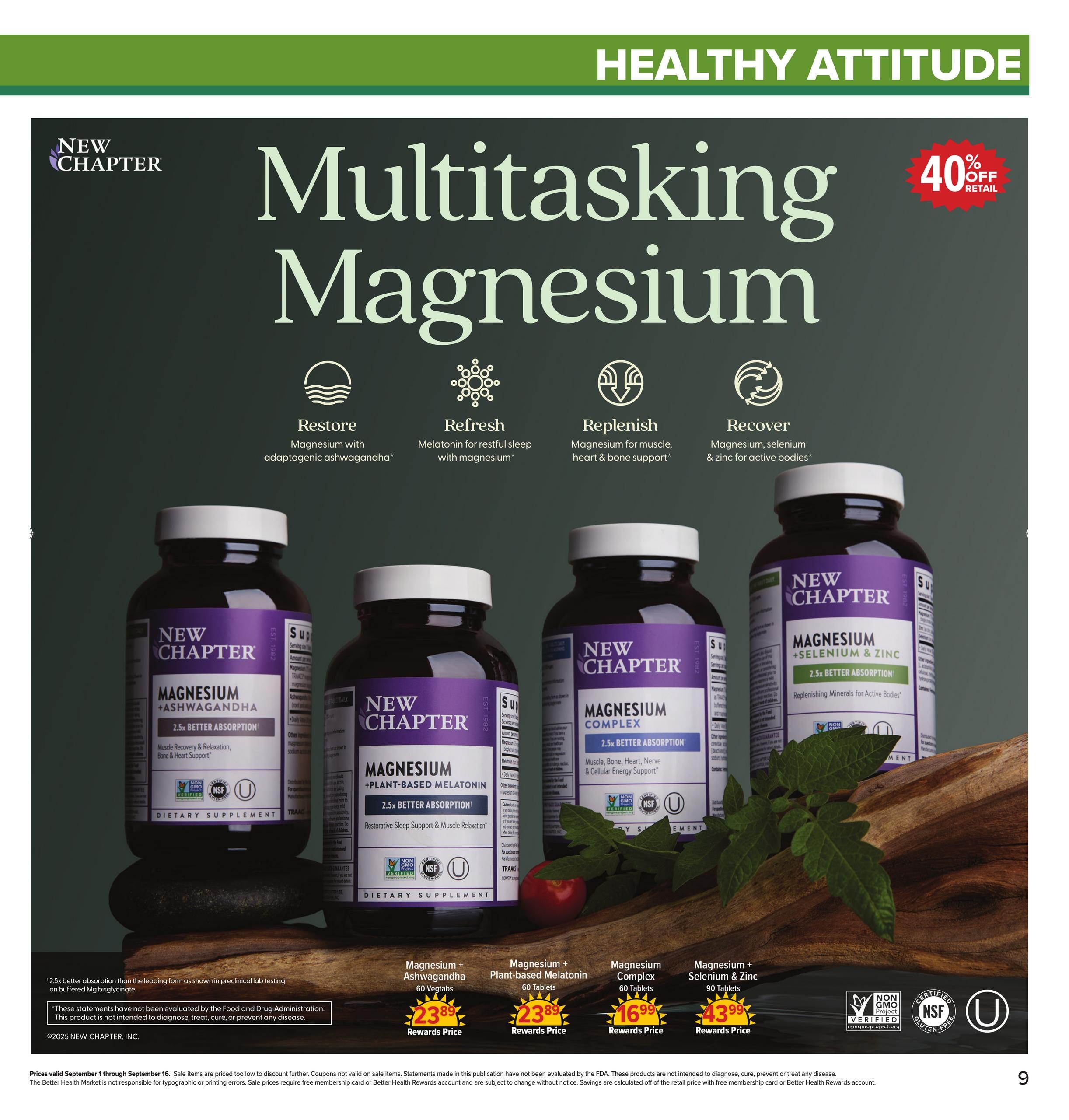 Better Health Market weekly ad page 9
