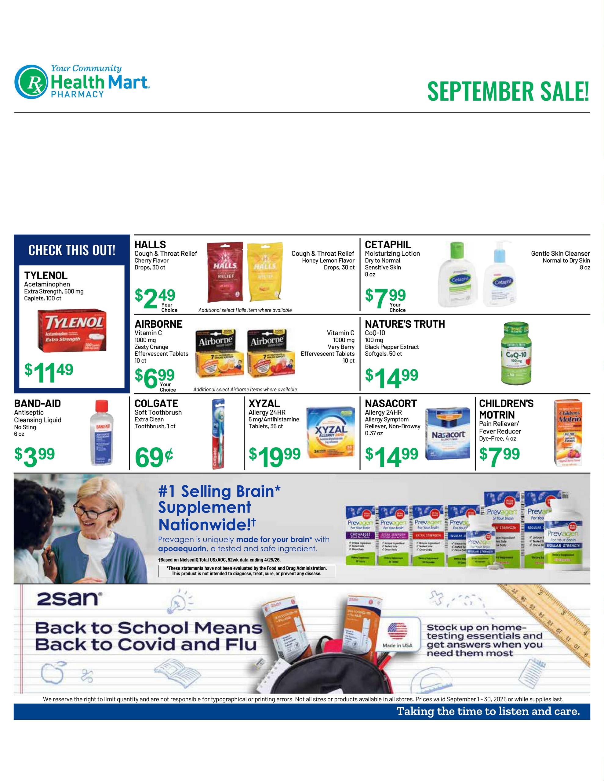Health Mart Pharmacy weekly ad page 1