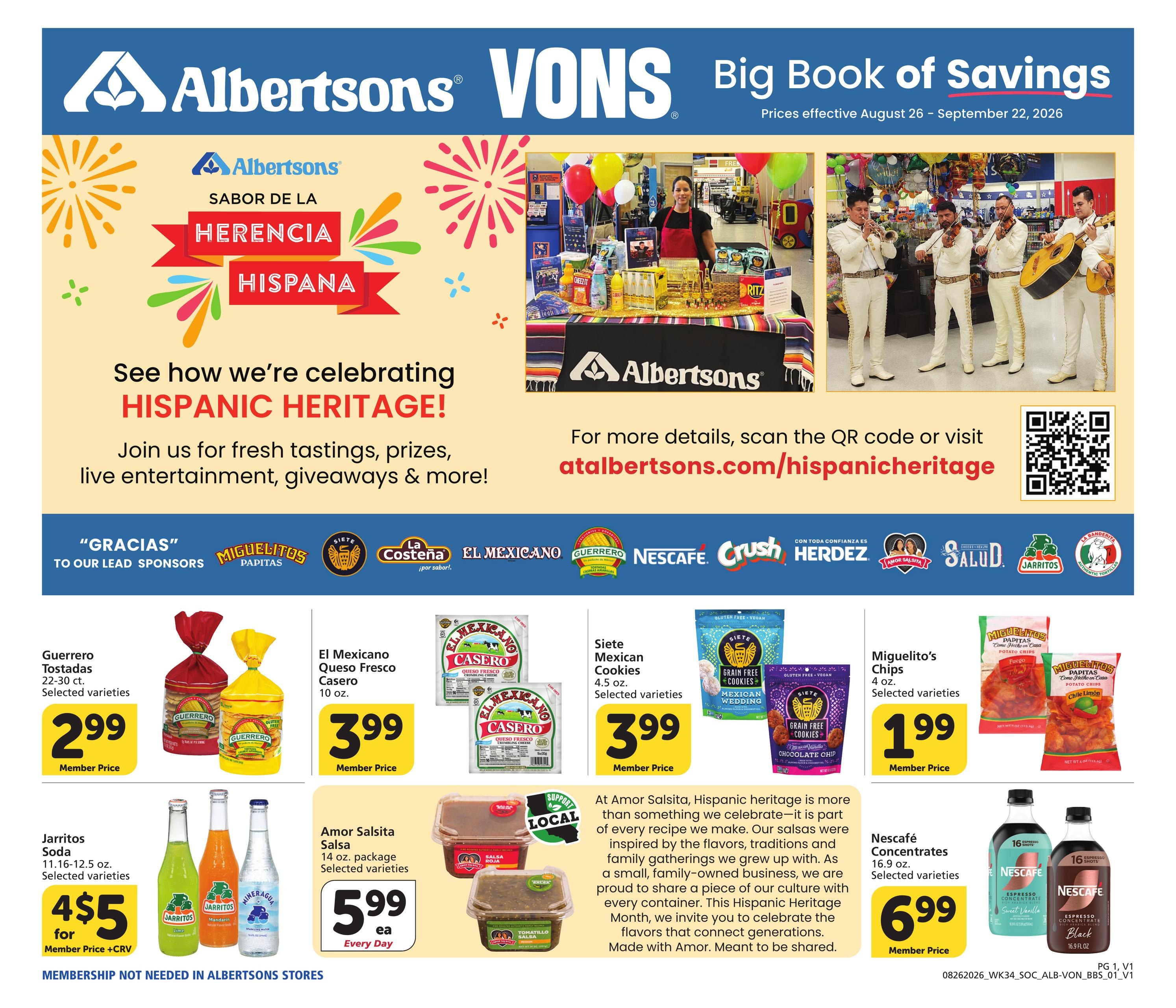 Albertsons weekly ad page 1