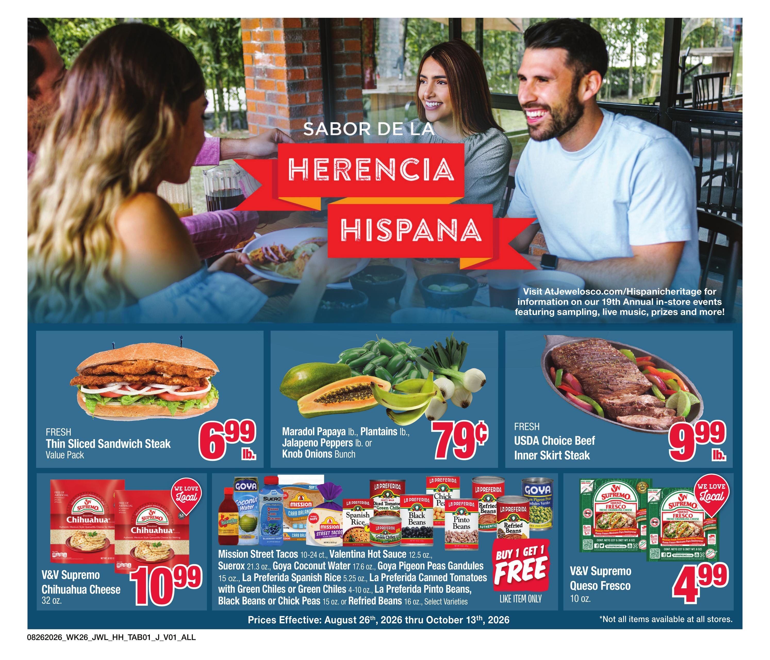 Jewel-Osco weekly ad page 1