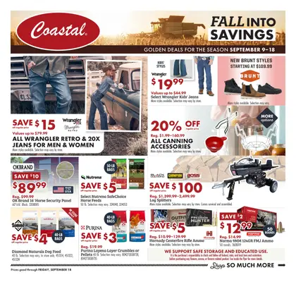 Coastal Farm Fall Into Savings