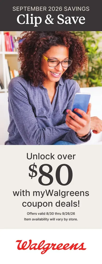 Walgreens September Savings Book