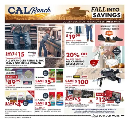 C-A-L Ranch Stores Fall Into Savings