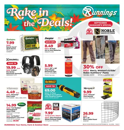 Runnings Rake in the Deals!