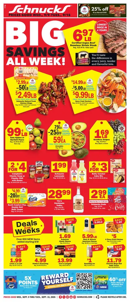 Schnucks Weekly Print Ad