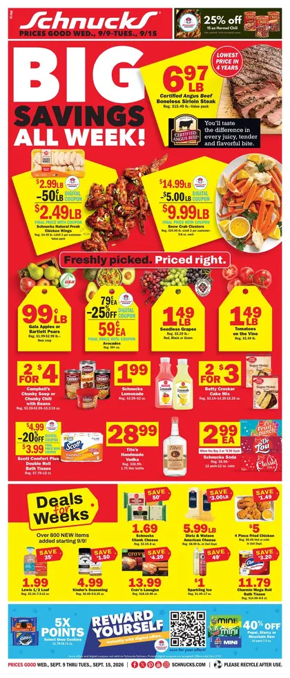 Schnucks Weekly Print Ad
