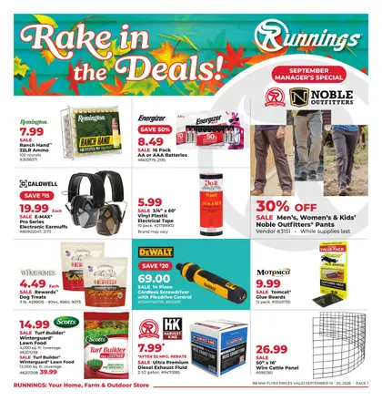 Runnings Rake In The Deals!