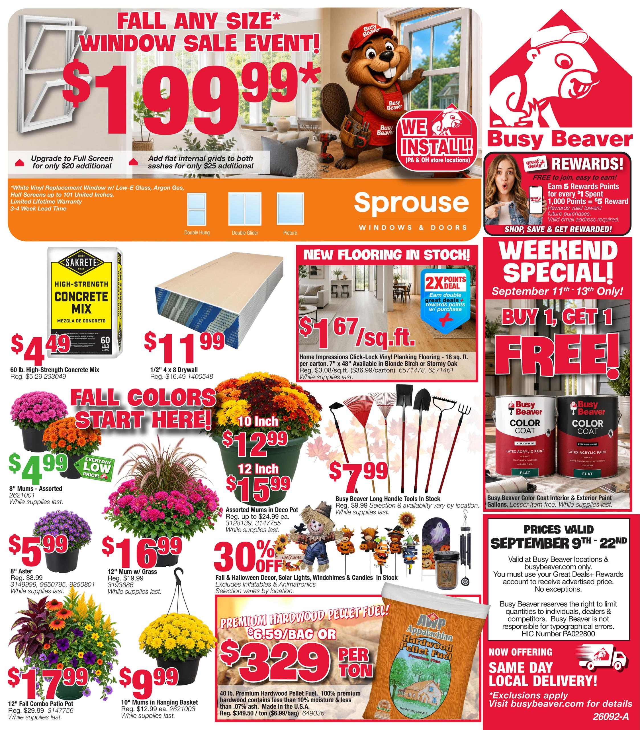 Busy Beaver weekly ad page 1