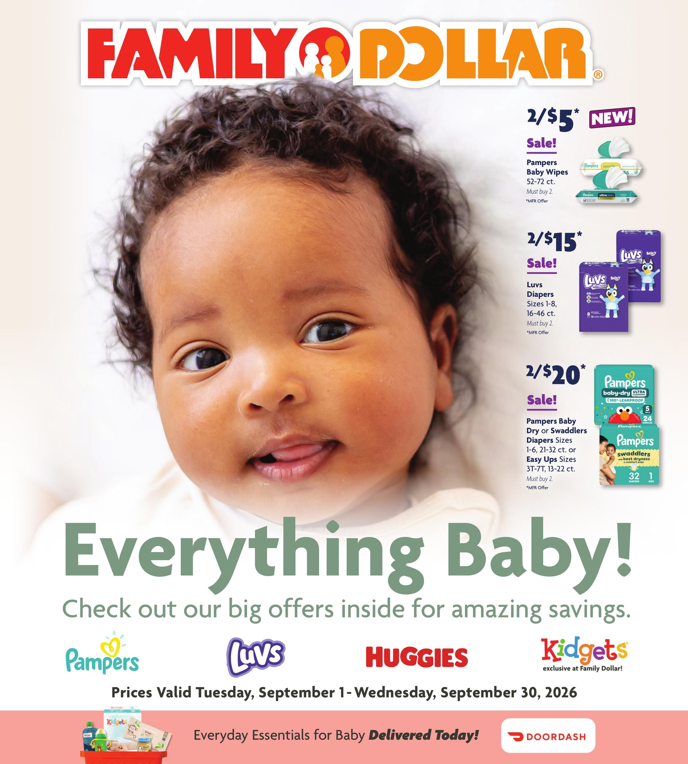 Family Dollar weekly ad page 1