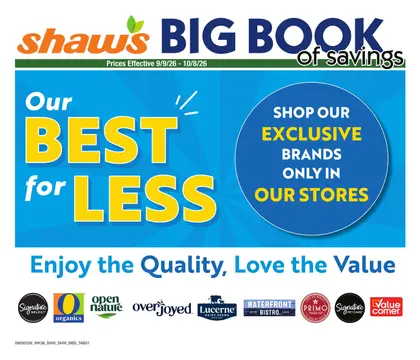 Shaw's Big Book of Savings