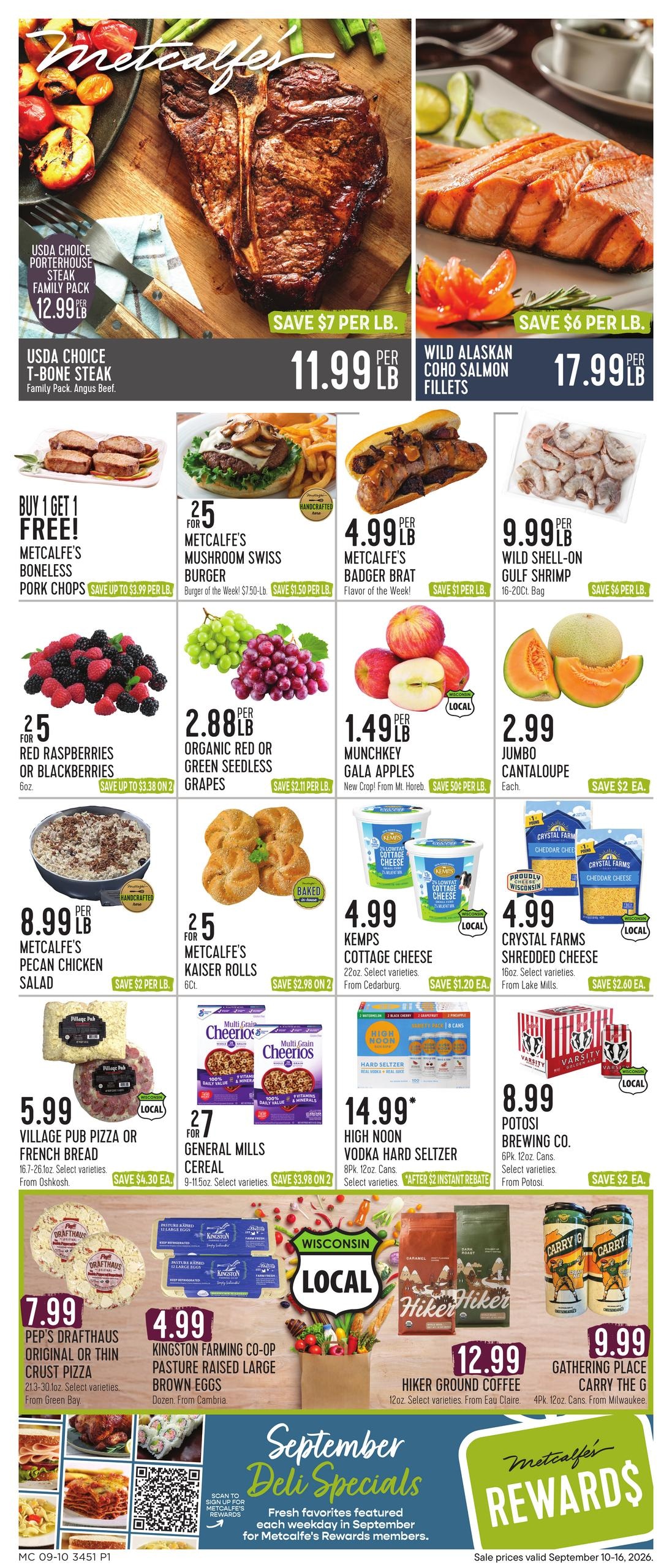 Metcalfe's weekly ad page 1