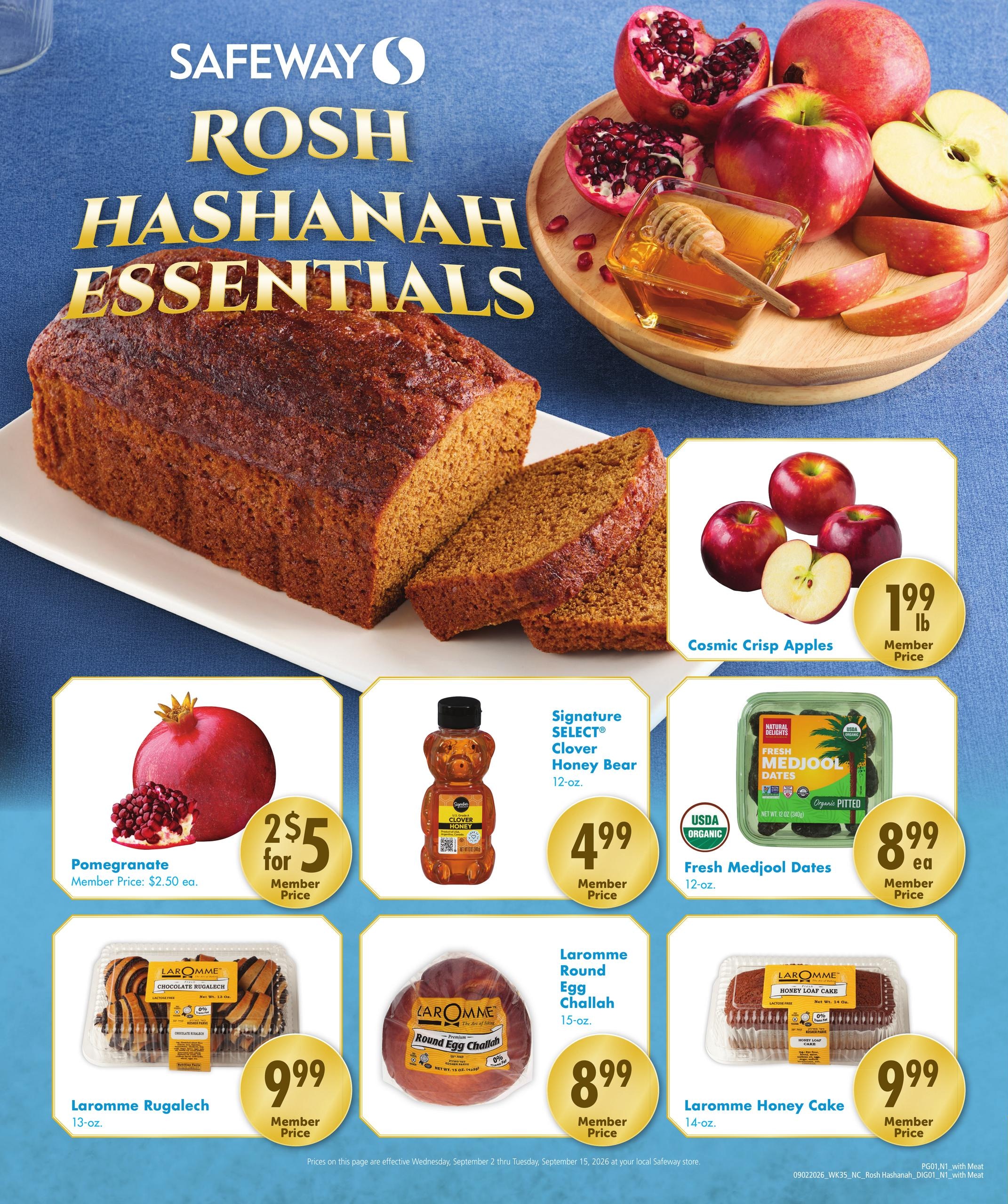 Safeway weekly ad page 1
