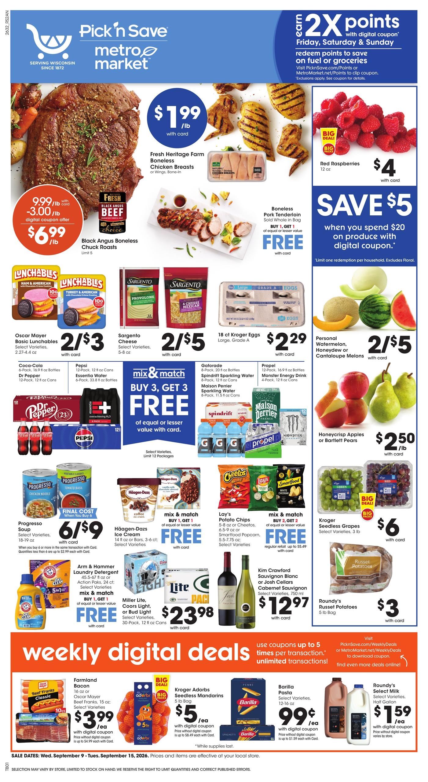 Pick N Save weekly ad page 1