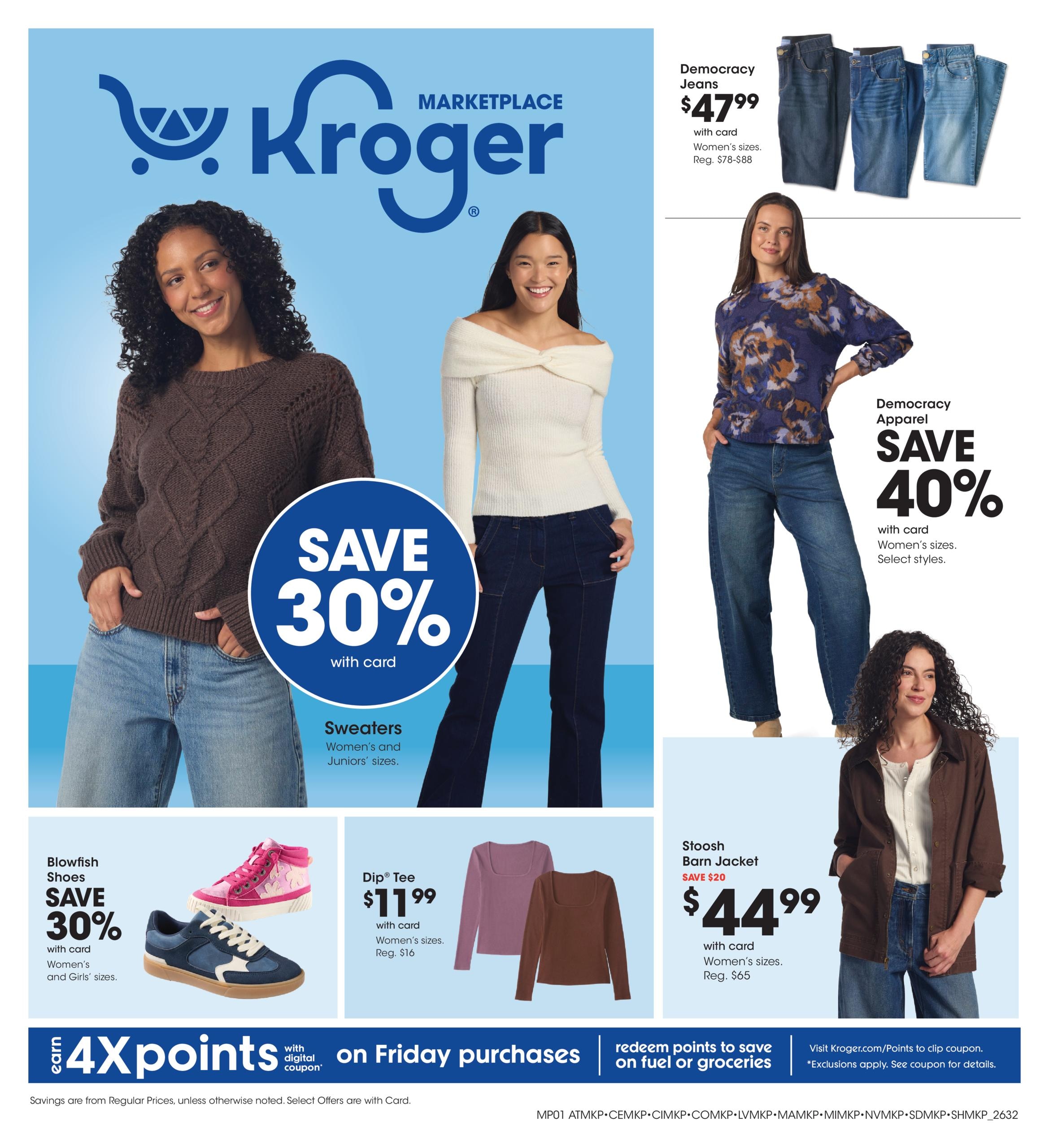 Kroger weekly ad page 1