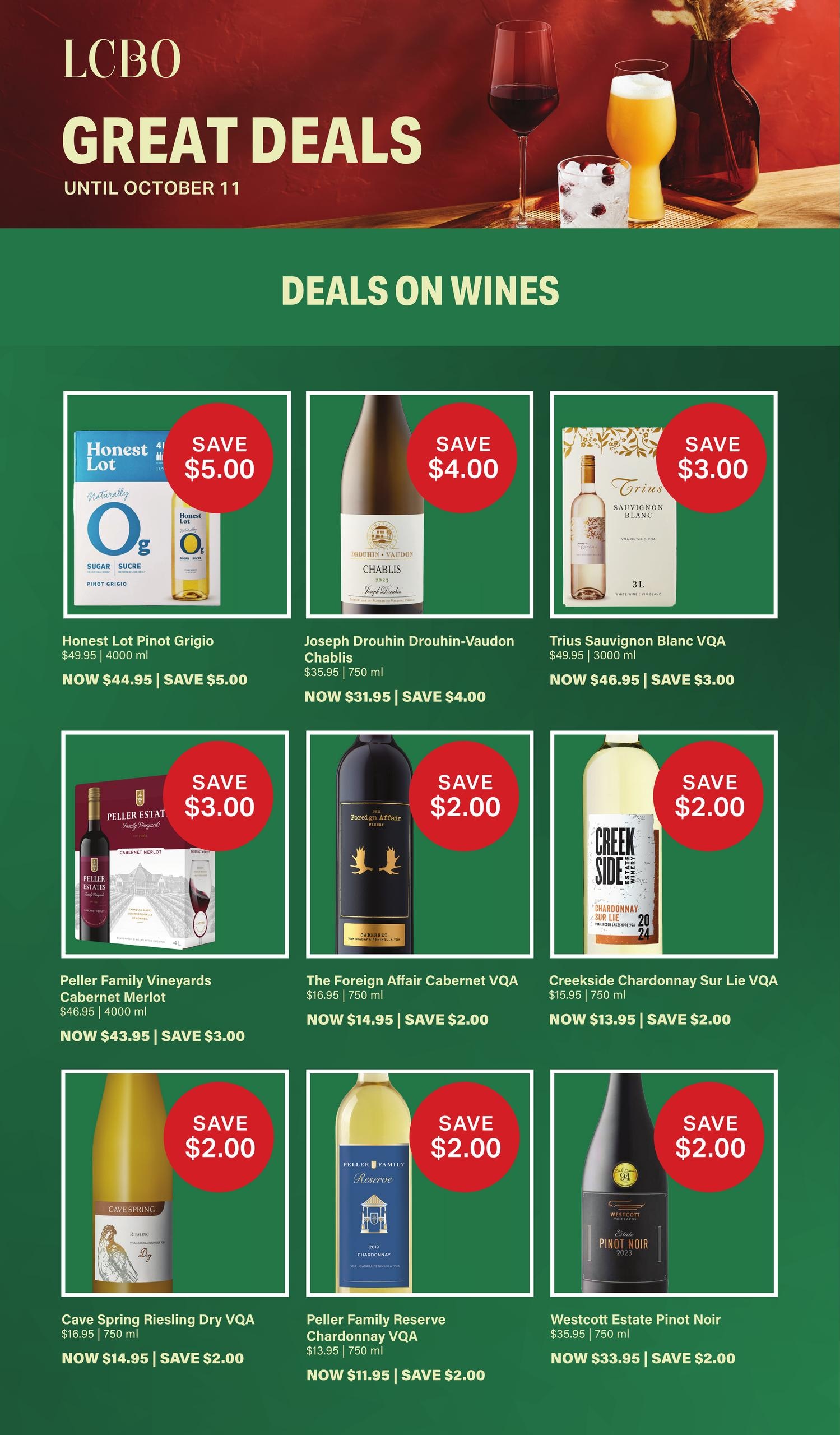 LCBO flyer page 1