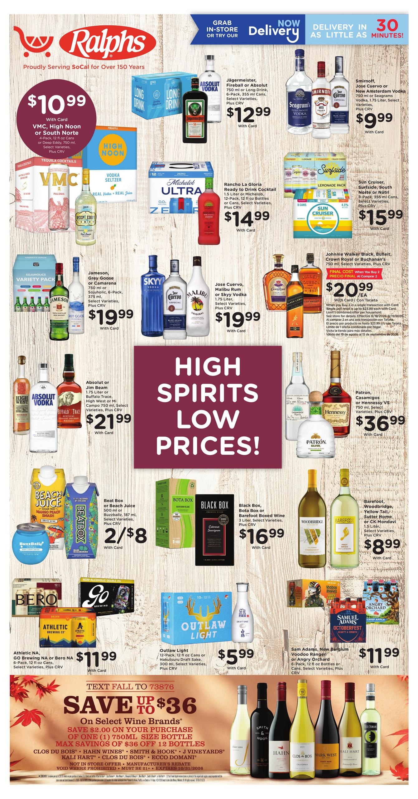 Ralphs weekly ad page 1