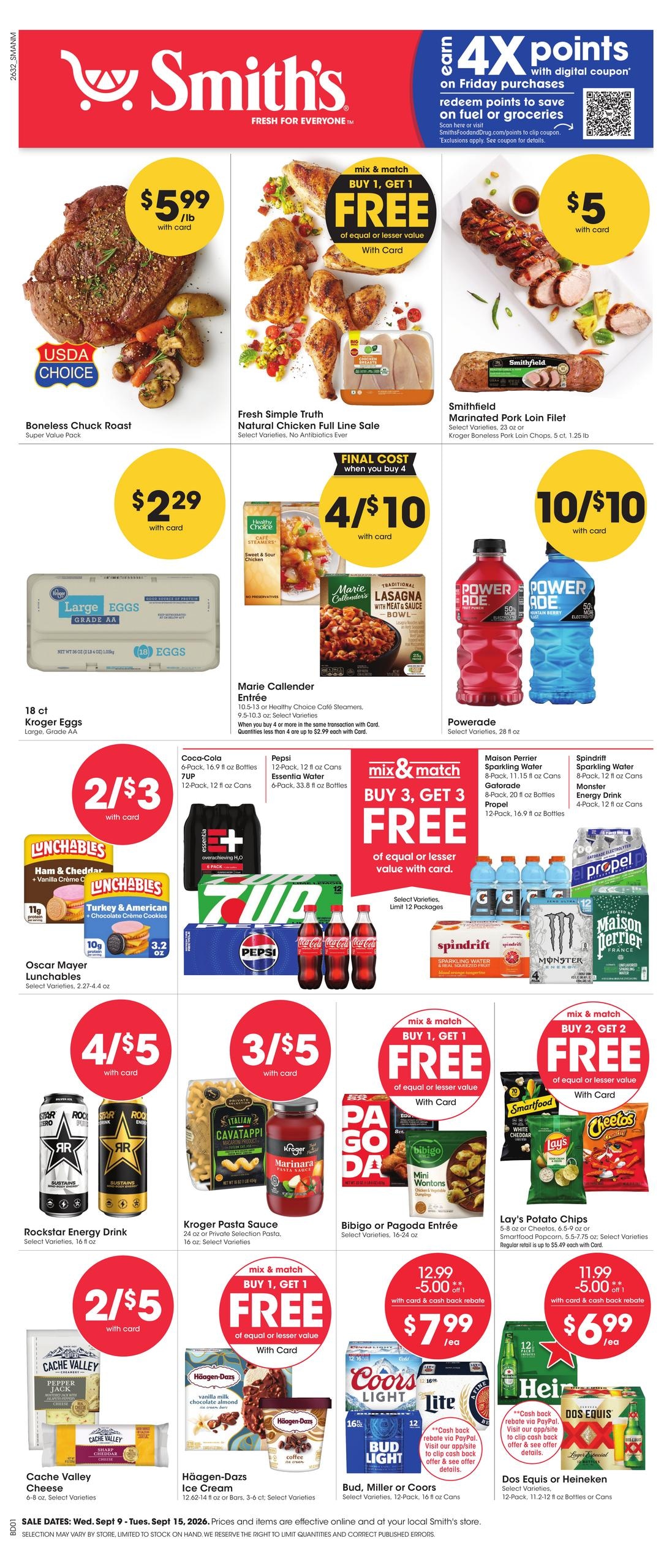 Smith's weekly ad page 1