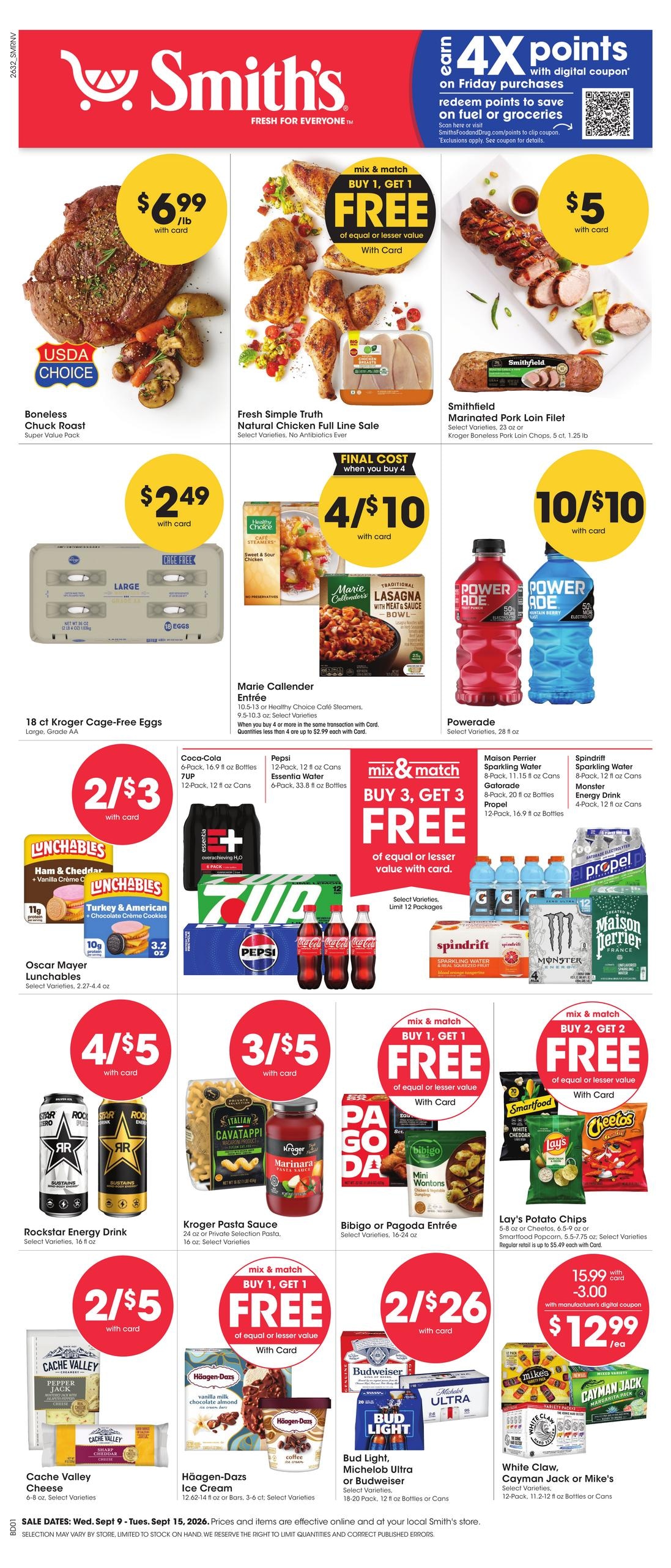 Smith's weekly ad page 1