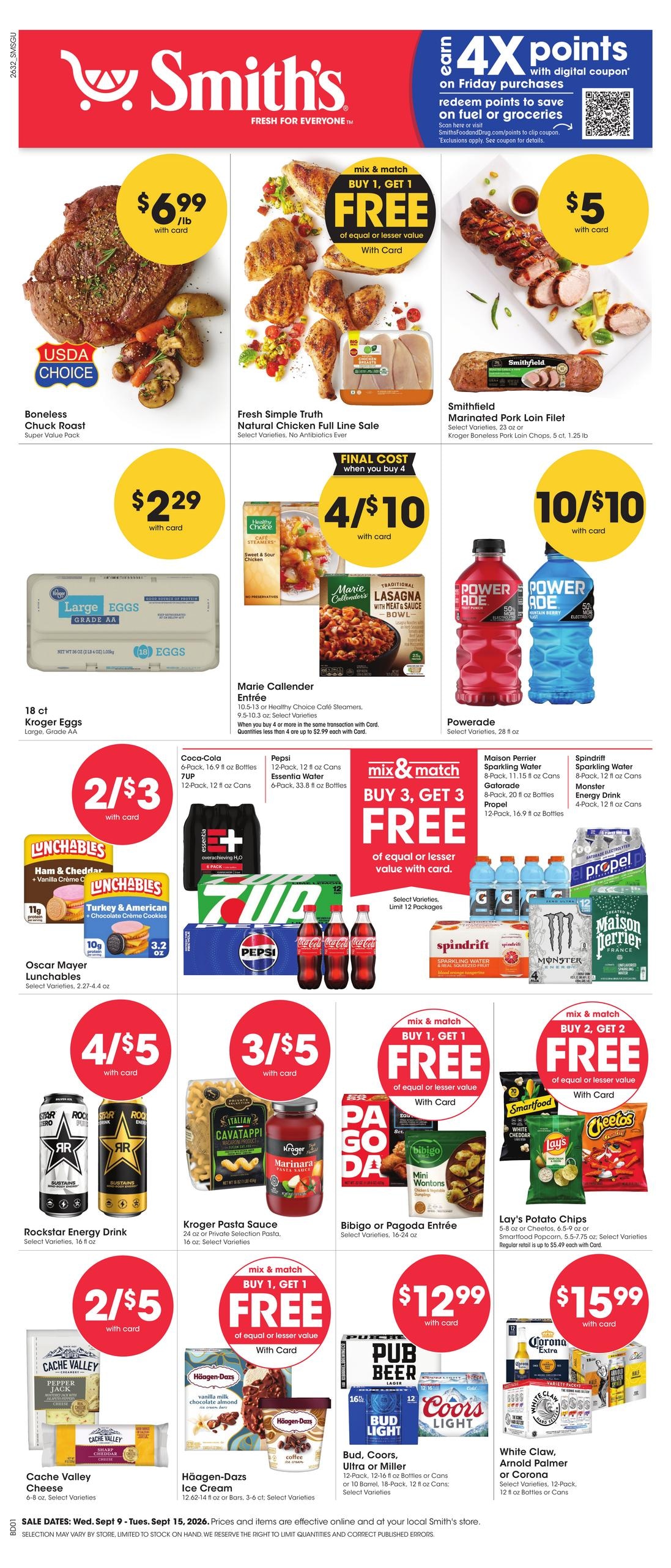 Smith's weekly ad page 1