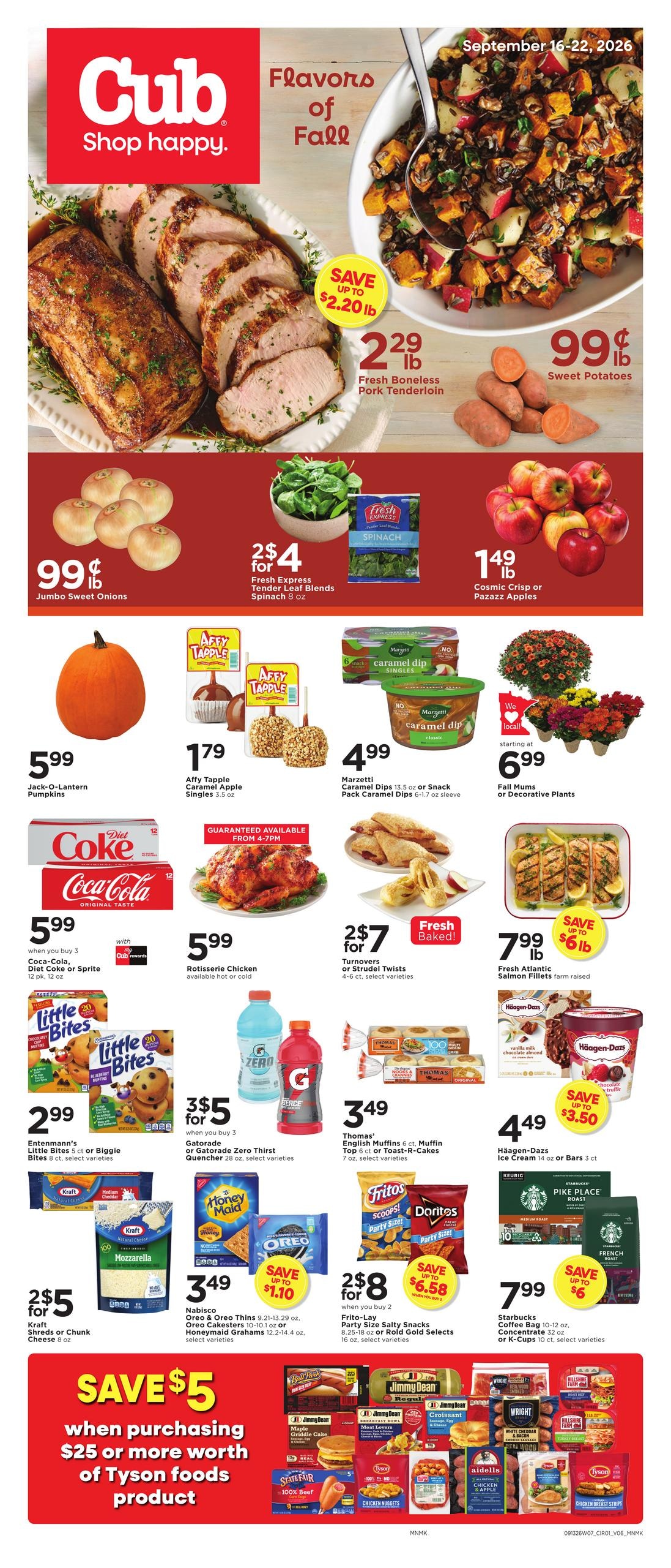 Cub Foods weekly ad page 1