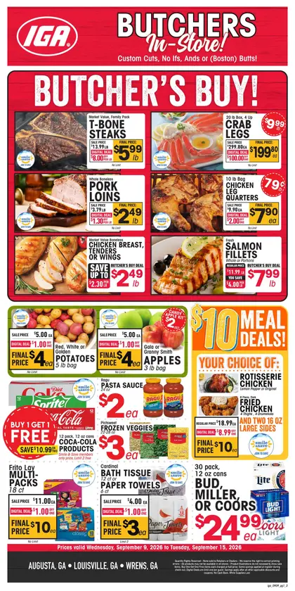 IGA Southeast flyer