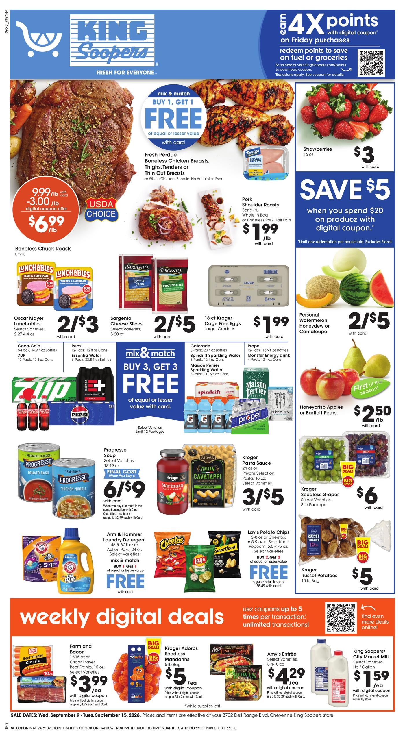 King Soopers weekly ad page 1