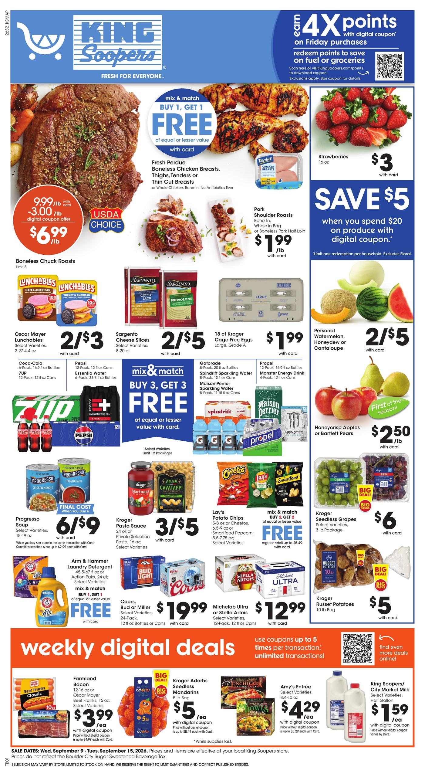 King Soopers weekly ad page 1