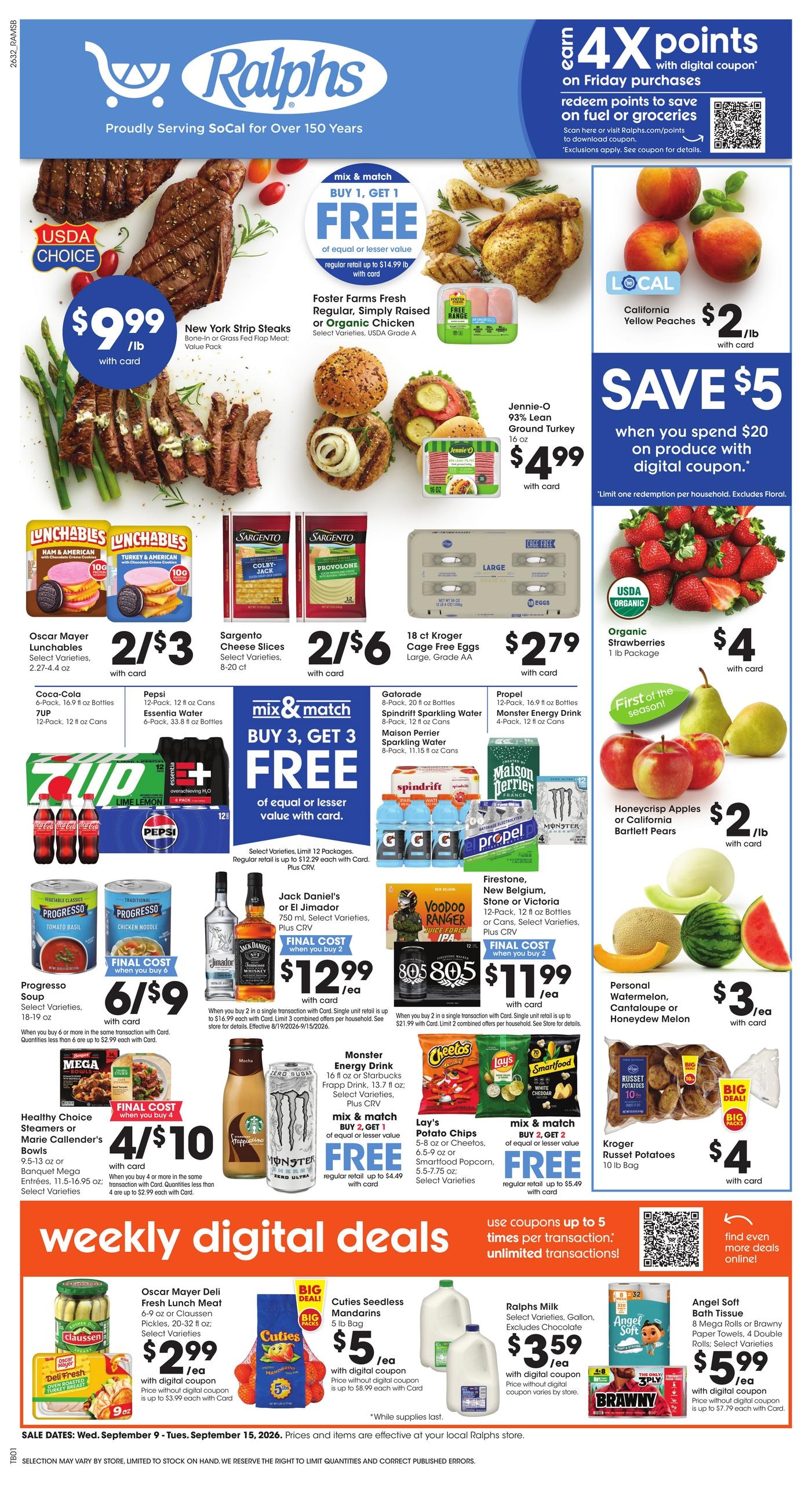 Ralphs weekly ad page 1