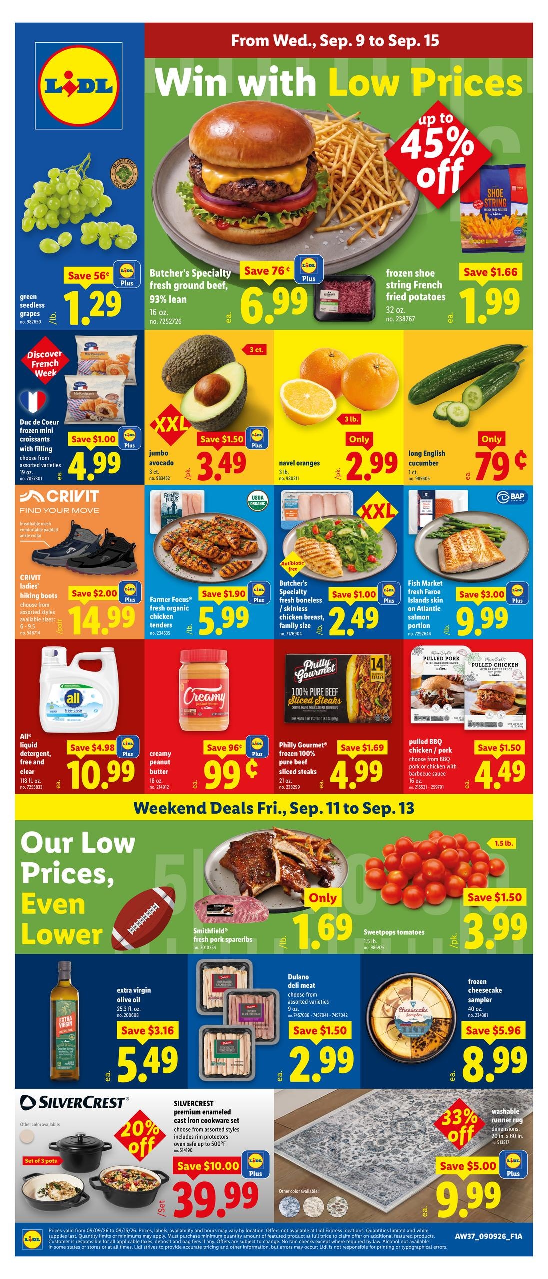 Lidl weekly ad page 1