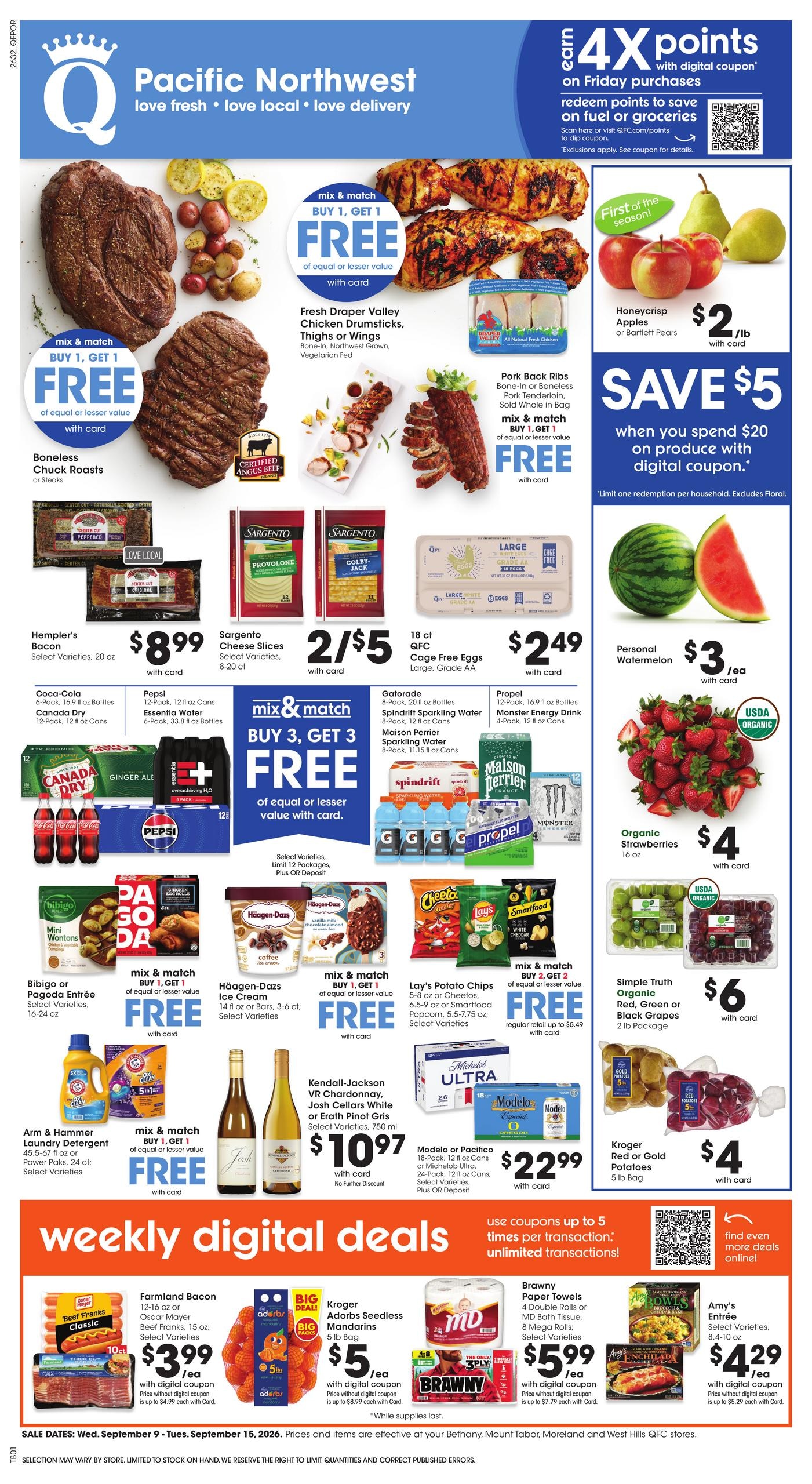 QFC weekly ad page 1