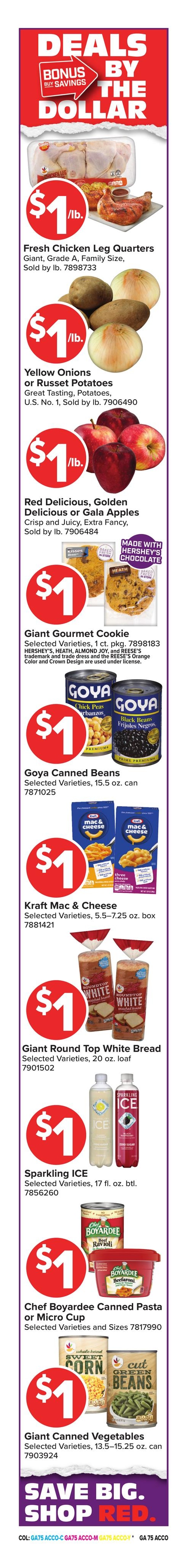 Giant Food weekly ad page 3