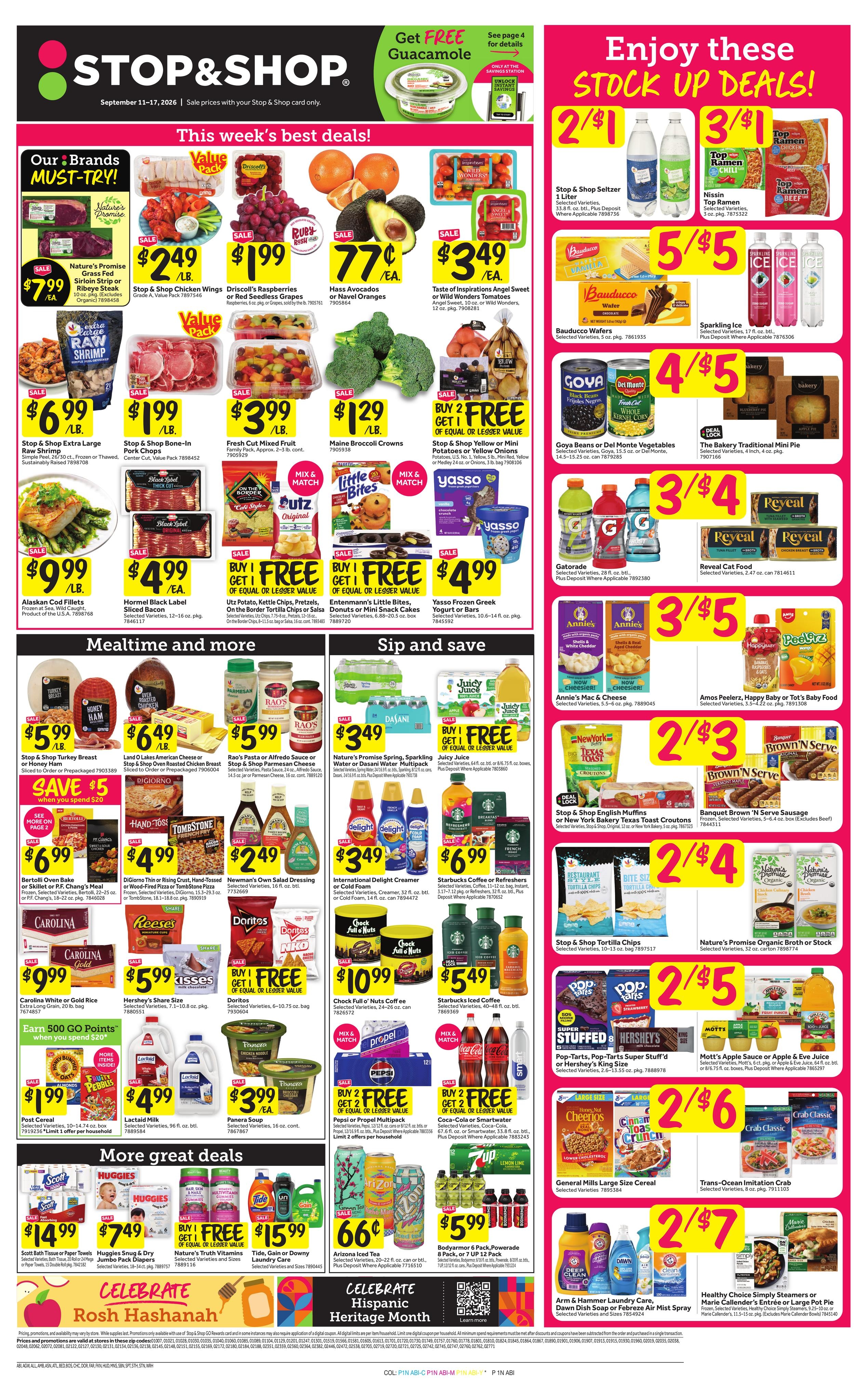 Stop & Shop weekly ad page 1