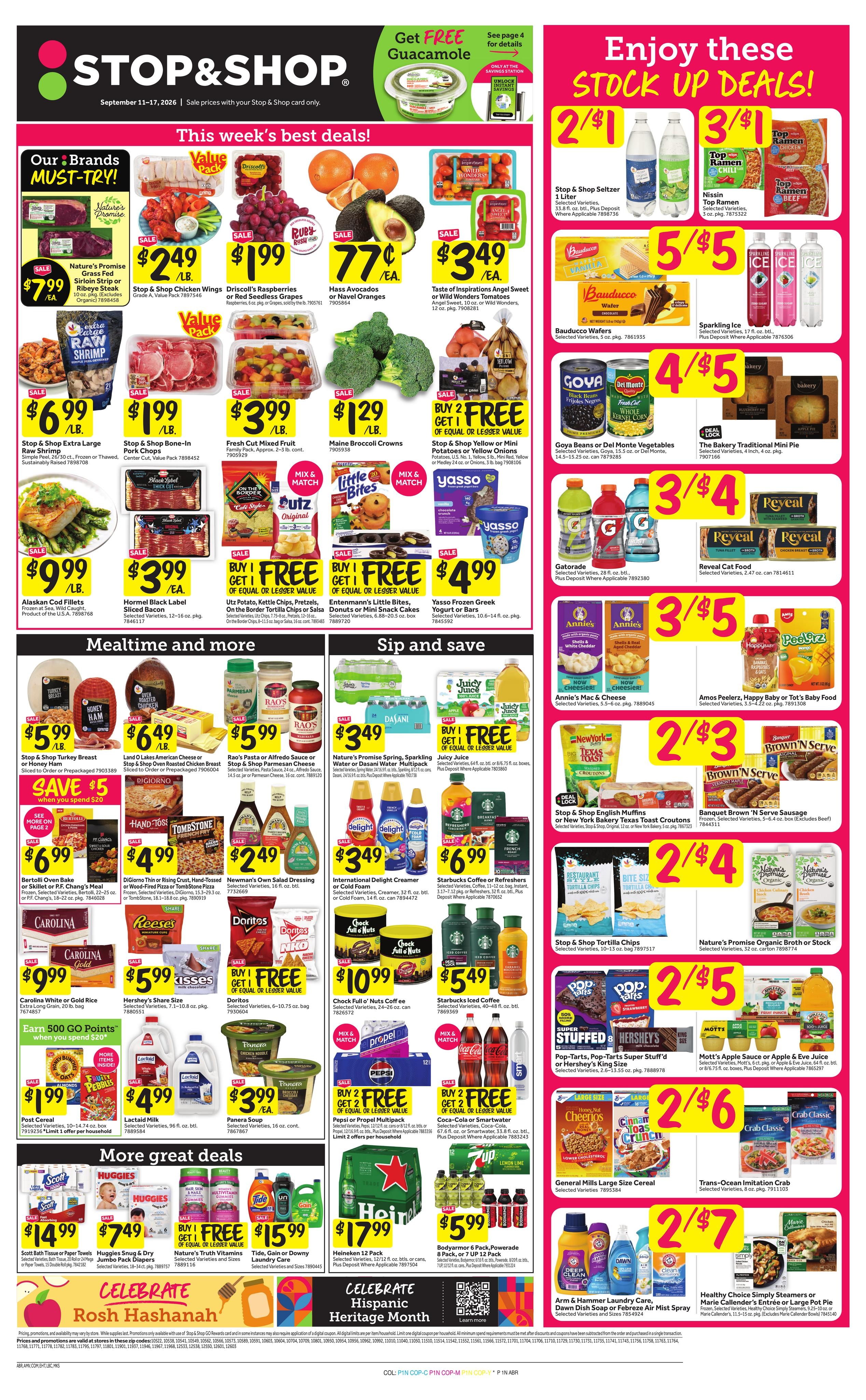 Stop & Shop weekly ad page 1