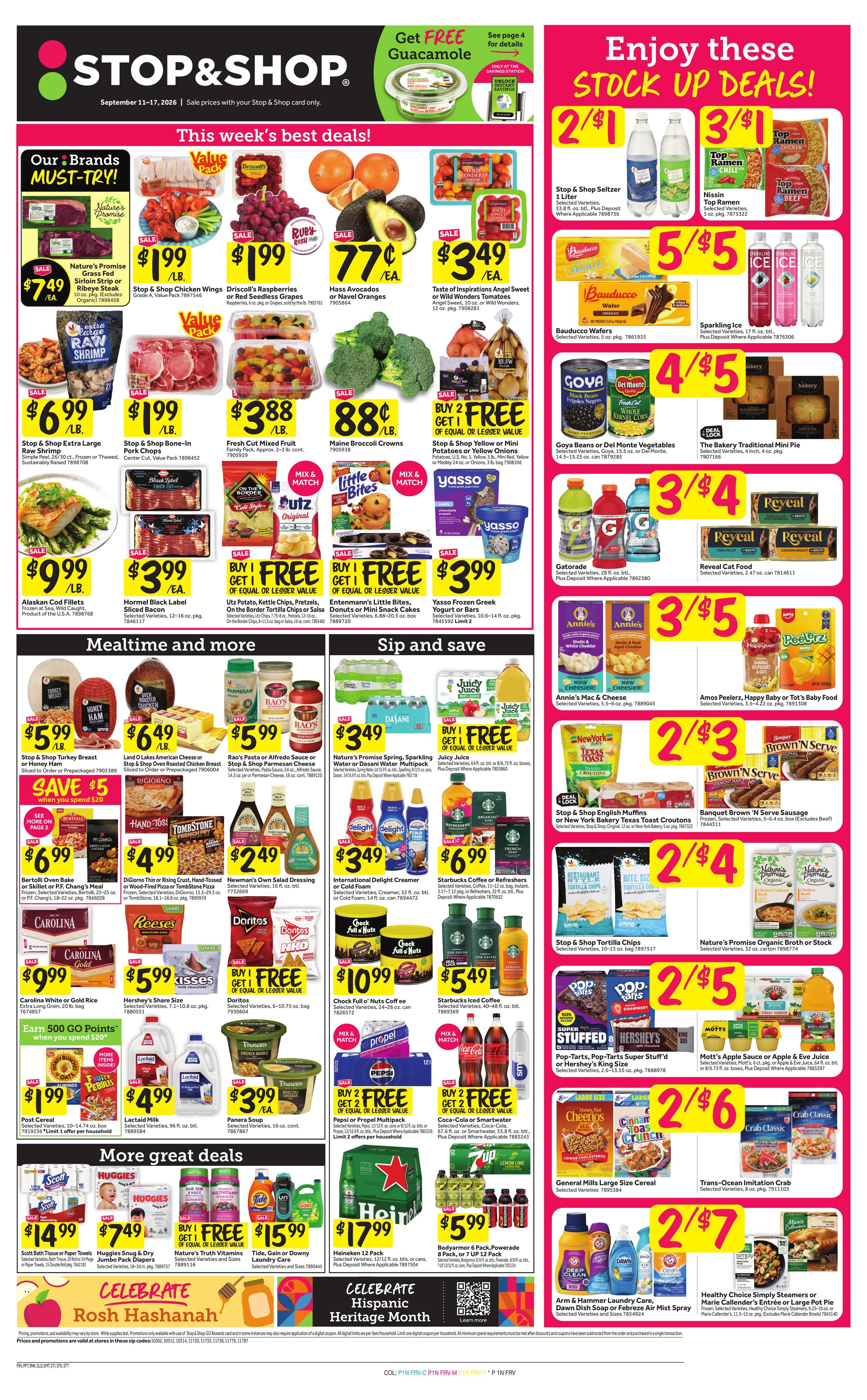Stop & Shop weekly ad page 1
