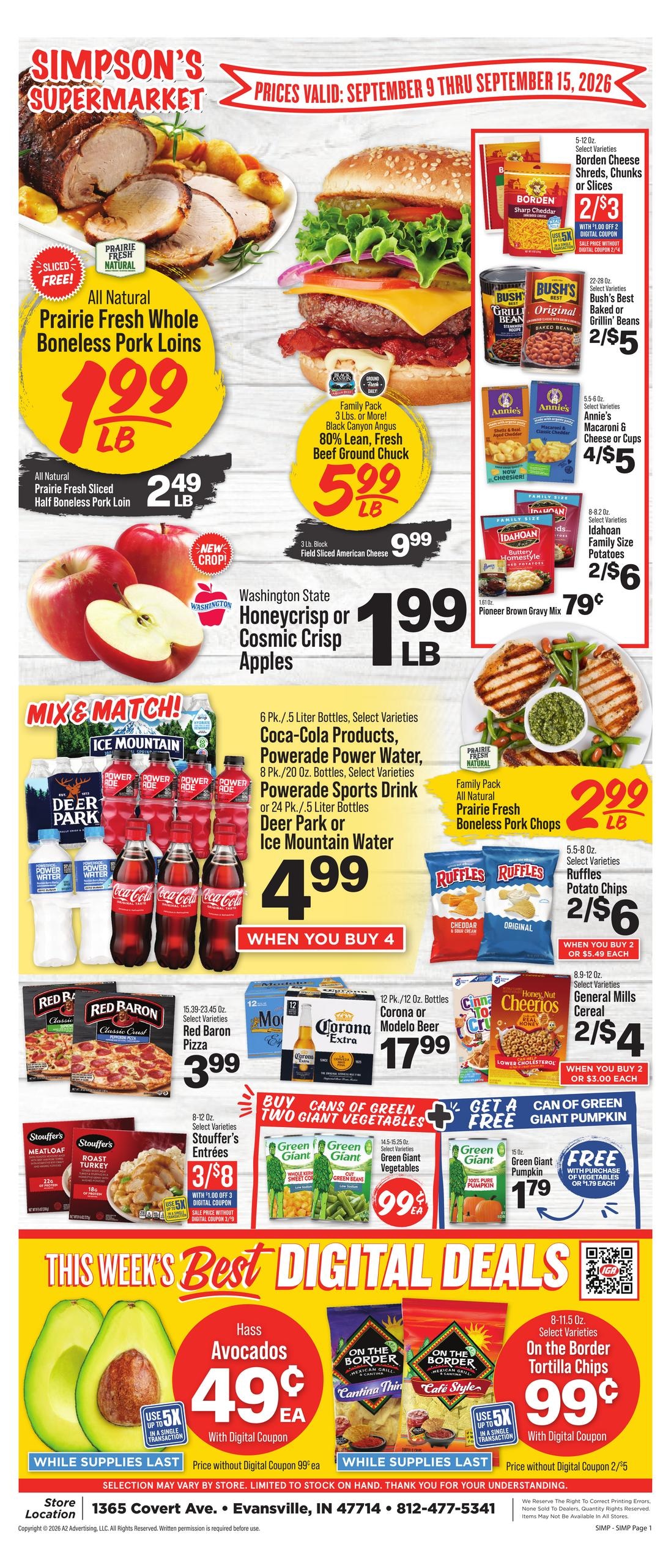 IGA weekly ad page 1