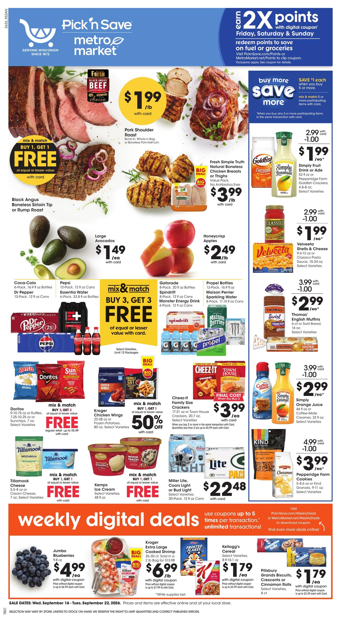 Pick N Save weekly ad page 1
