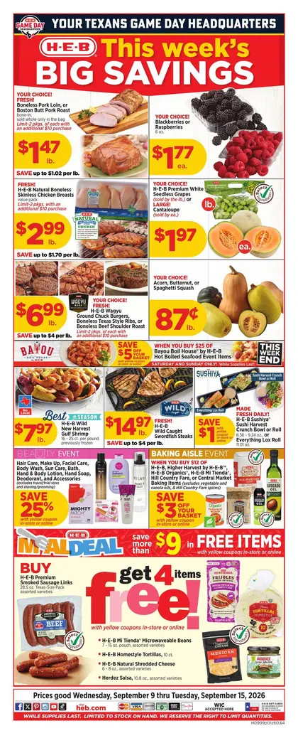 H-E-B Weekly Ad