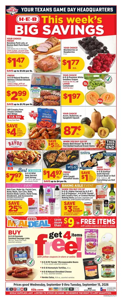 H-E-B Weekly Ad