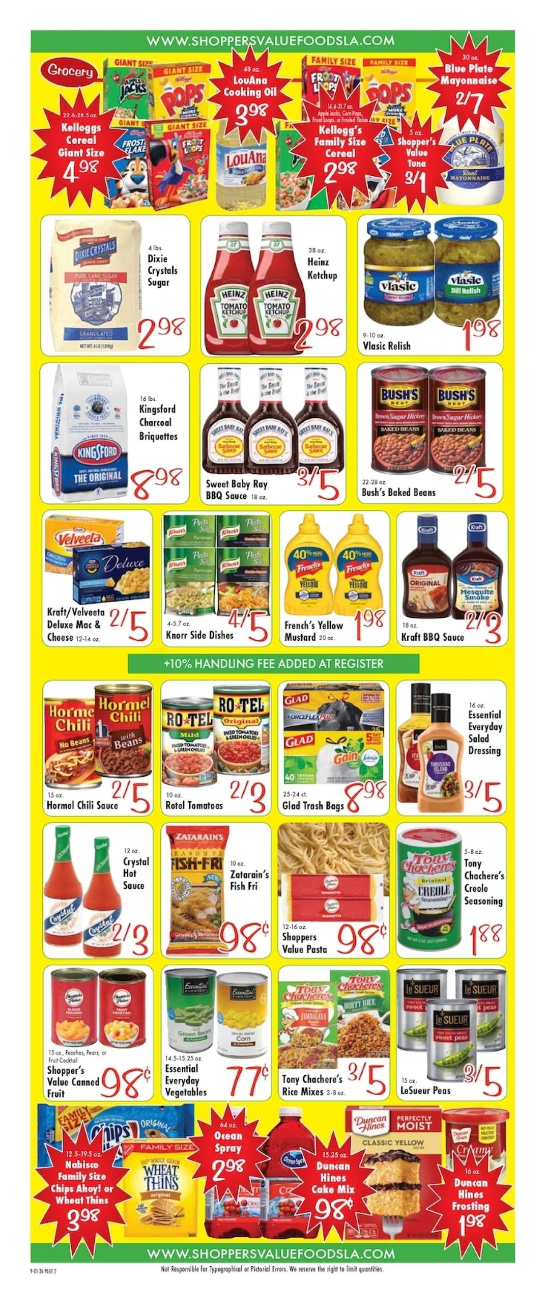 Shoppers Value Foods LA weekly ad page 2