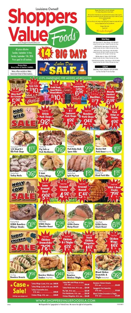 Shoppers Value Foods LA Indexed Bi-Weekly