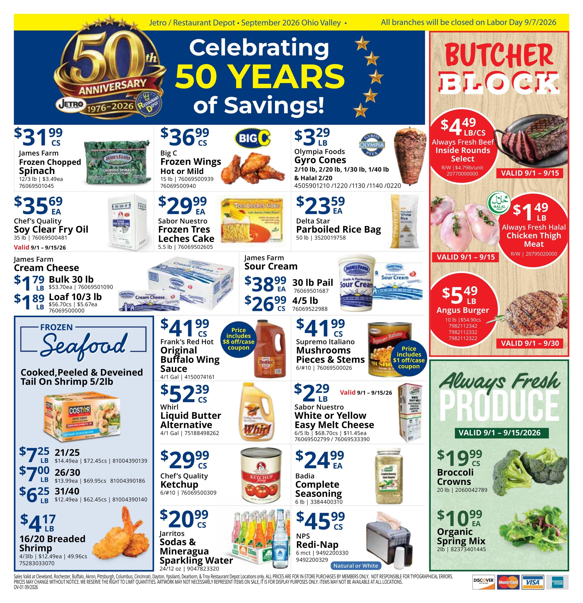 Restaurant Depot weekly ad page 1