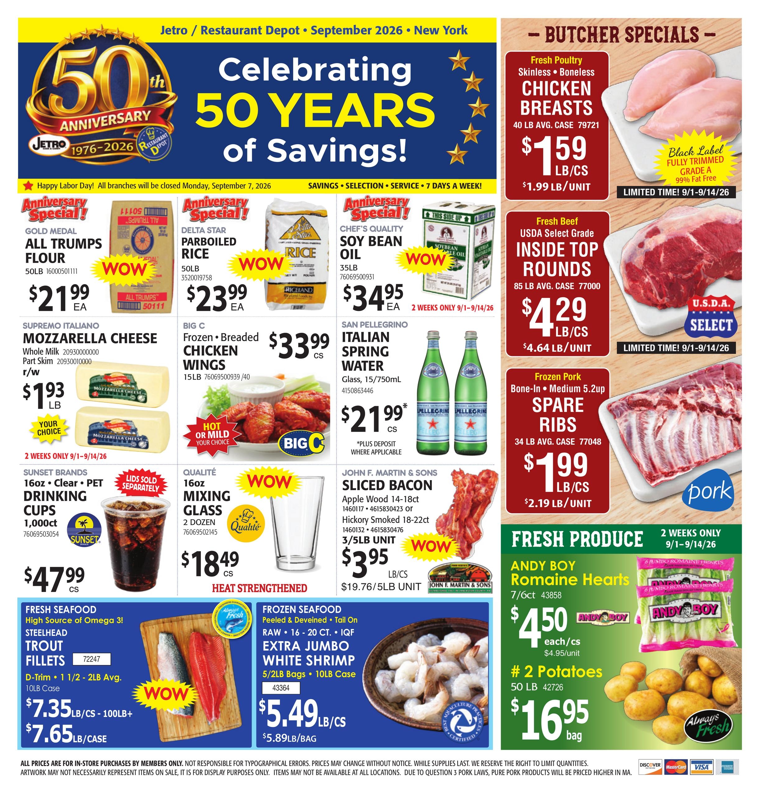 Restaurant Depot weekly ad page 1