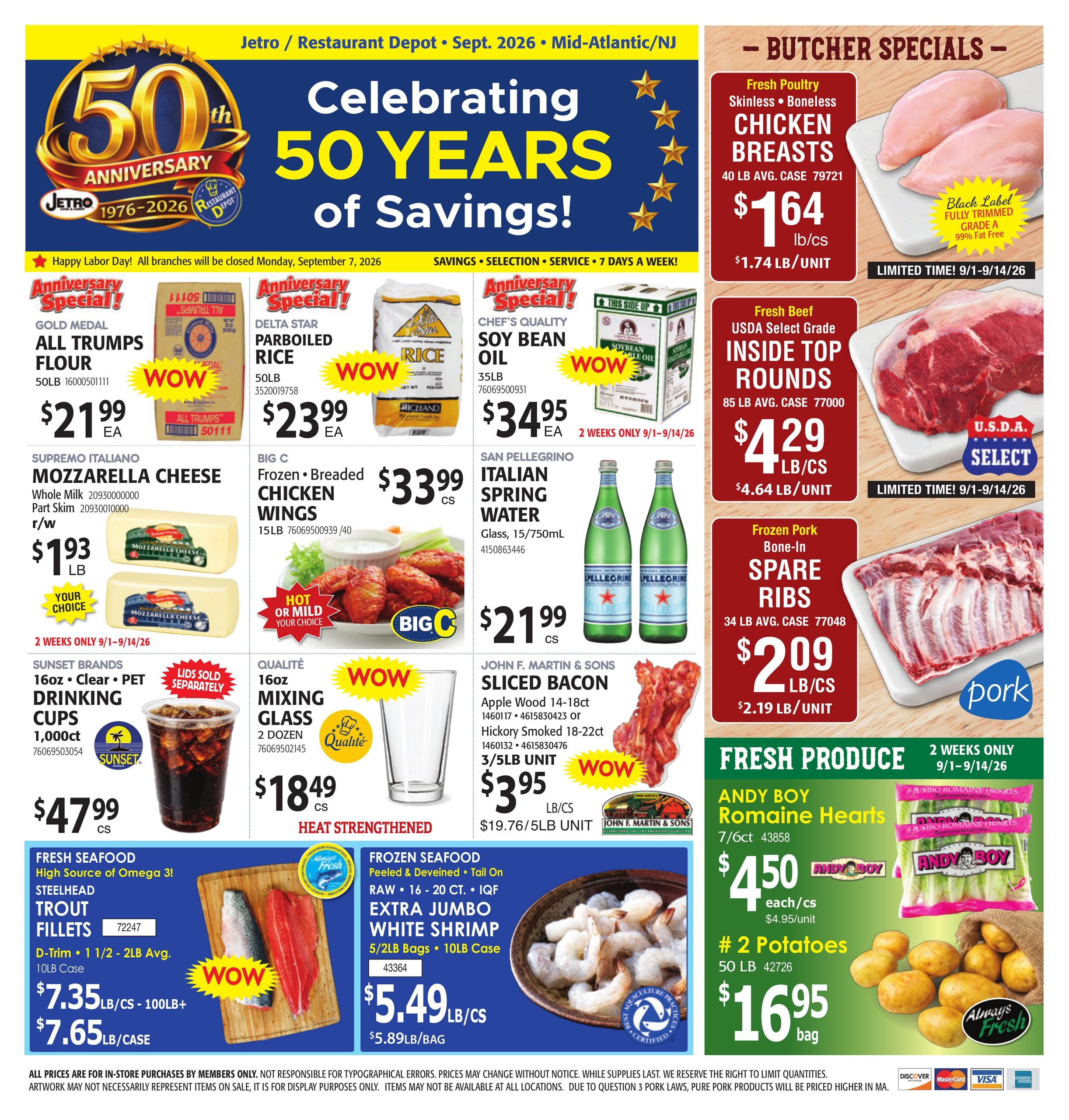 Restaurant Depot weekly ad page 1